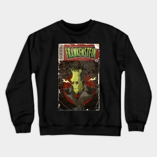 Frankenstein Comci Book Cover Crewneck Sweatshirt